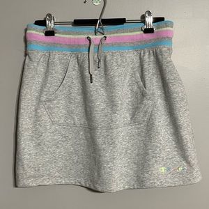 Champion Tennis Skirt Size Large Gray Pastel